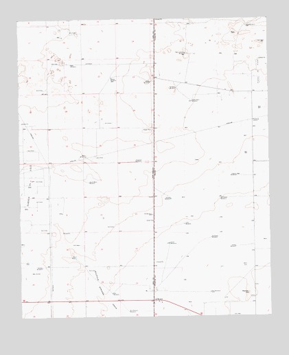 Bronco, TX USGS Topographic Map