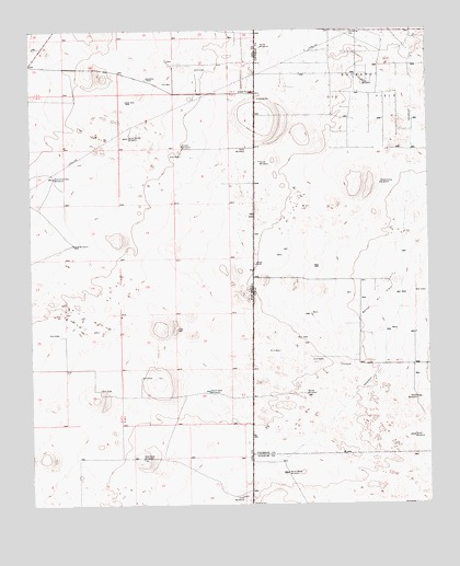Bronco NE, NM USGS Topographic Map