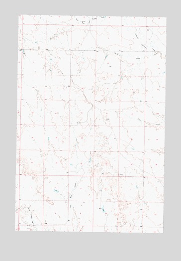 Alkali Creek, MT USGS Topographic Map