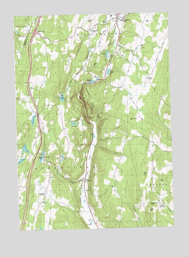 Brookfield, VT USGS Topographic Map
