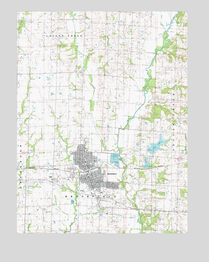 Brookfield, MO USGS Topographic Map