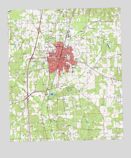Brookhaven, MS USGS Topographic Map