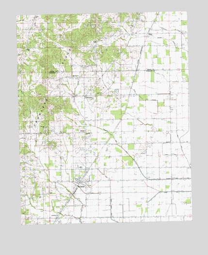 Brookland, AR USGS Topographic Map