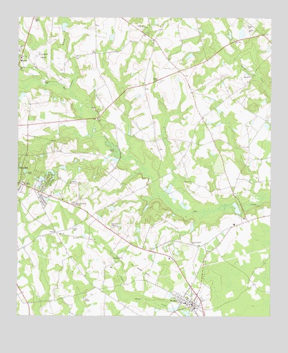 Brooklet, GA USGS Topographic Map