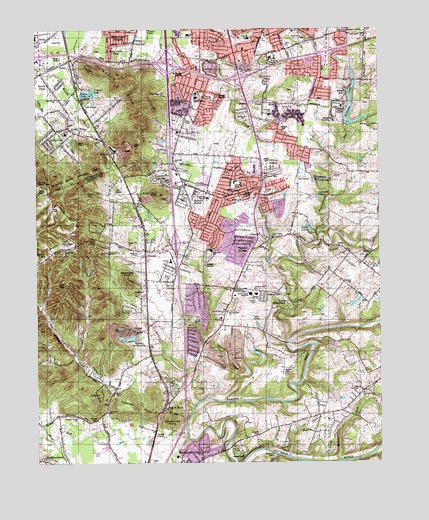 Brooks, KY USGS Topographic Map