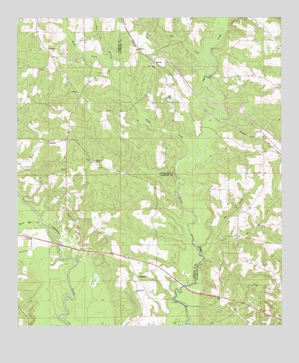Brooks, AL USGS Topographic Map