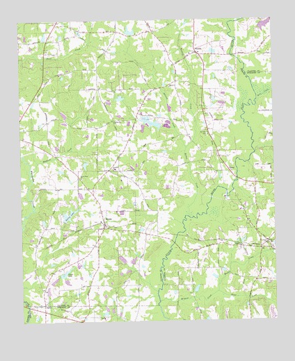 Brooks, GA USGS Topographic Map