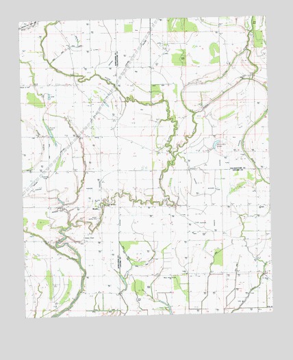 Brooks, MS USGS Topographic Map