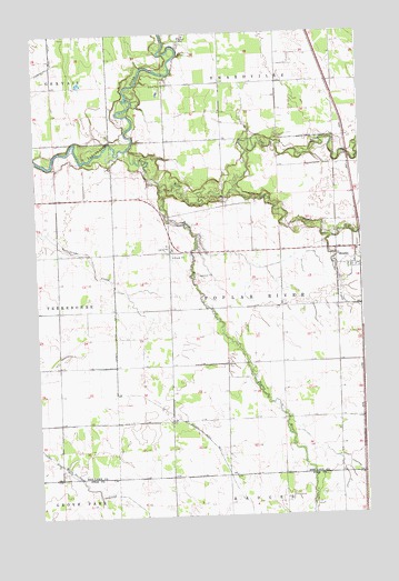 Brooks, MN USGS Topographic Map