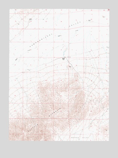 Brooks Spring, NV USGS Topographic Map