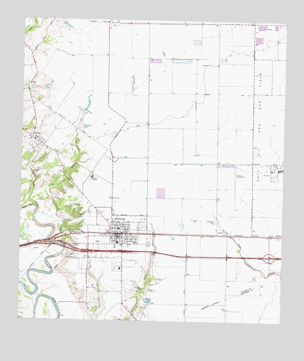 Brookshire, TX USGS Topographic Map