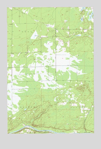 Brookston NW, MN USGS Topographic Map