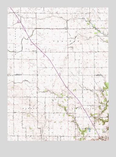 Brookston SW, IN USGS Topographic Map