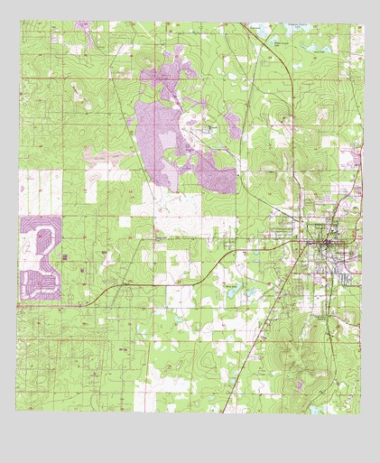Brooksville, FL USGS Topographic Map