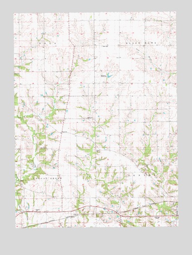 Brookville, IA USGS Topographic Map