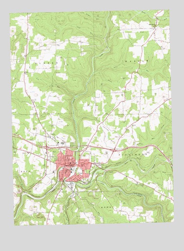 Brookville, PA USGS Topographic Map