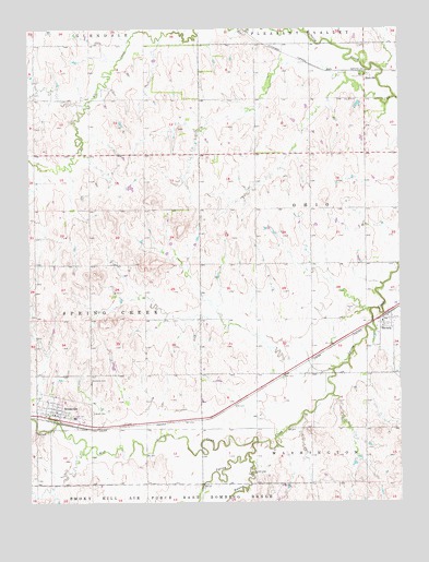 Brookville, KS USGS Topographic Map