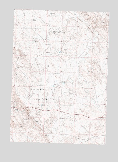 Broom Draw, WY USGS Topographic Map