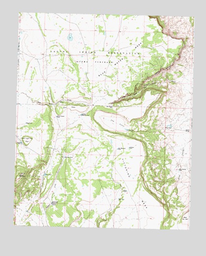 Broom Mountain, NM USGS Topographic Map