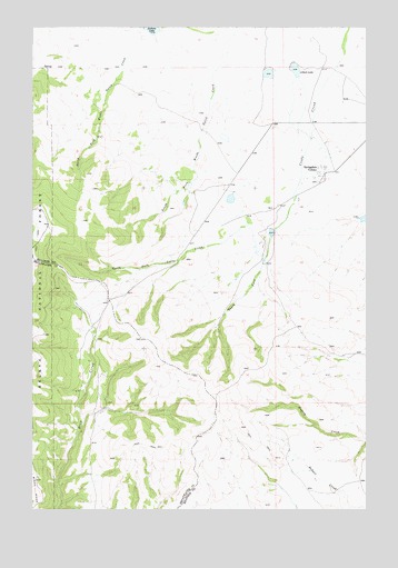Alkali Lake, MT USGS Topographic Map