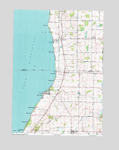 Brothertown, WI USGS Topographic Map
