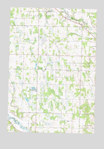 Browerville SW, MN USGS Topographic Map