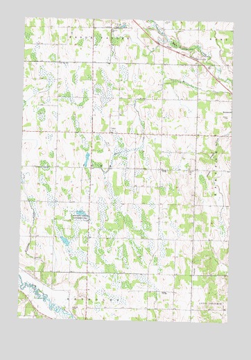 Browerville SW, MN USGS Topographic Map