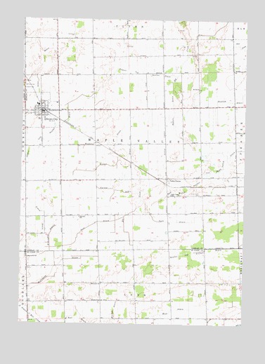 Brown City, MI USGS Topographic Map