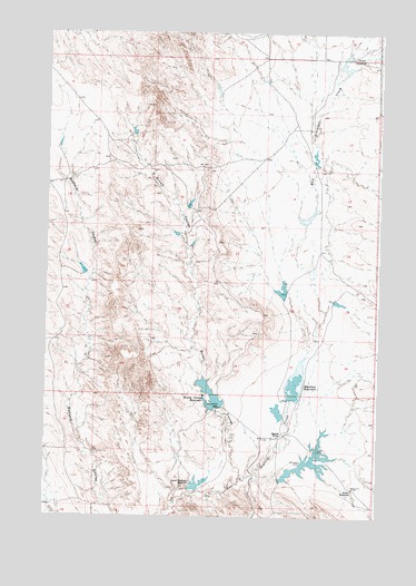Brown Coulee, MT USGS Topographic Map
