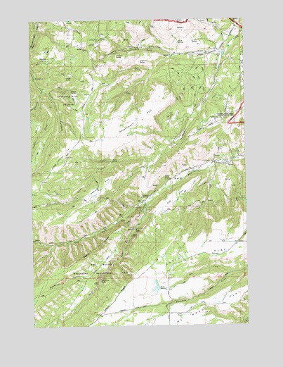 Brown Creek, OR USGS Topographic Map