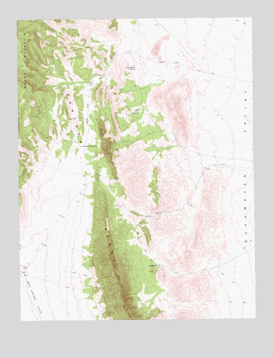 Brown Summit, NV USGS Topographic Map