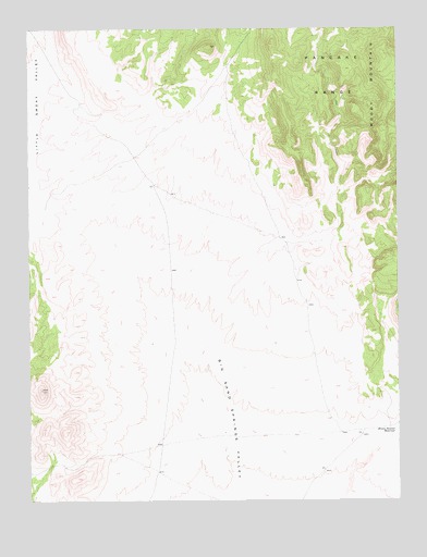 Brown Summit NW, NV USGS Topographic Map