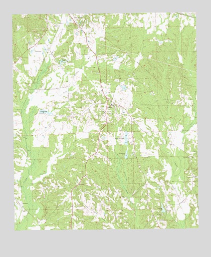 Aberfoil, AL USGS Topographic Map