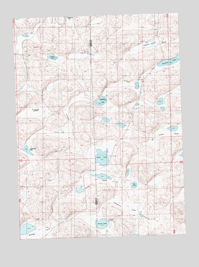 Alkali Lake, NE USGS Topographic Map