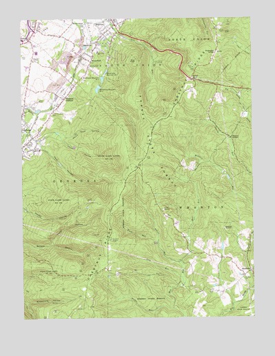 Brownfield, PA USGS Topographic Map
