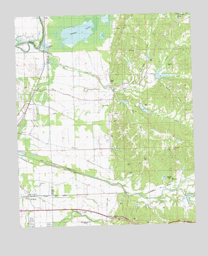 Browning, MS USGS Topographic Map