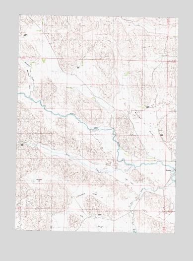Brownlee Flats, NE USGS Topographic Map