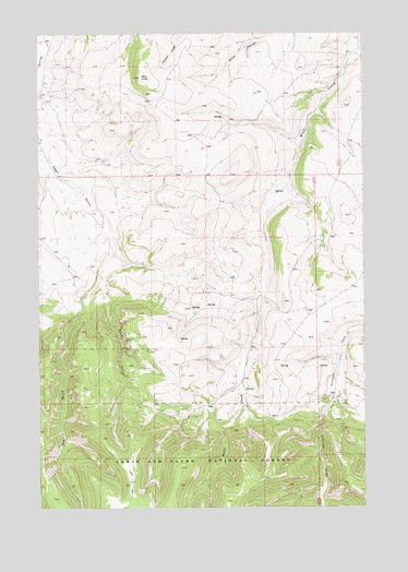 Browns Canyon, MT USGS Topographic Map