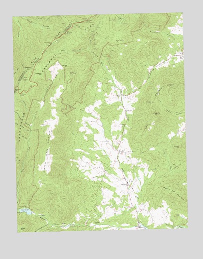Browns Cove, VA USGS Topographic Map