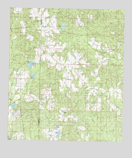 Browns Lake, MS USGS Topographic Map
