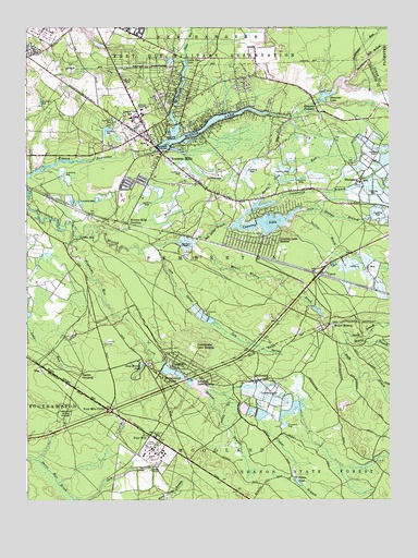 Browns Mills, NJ USGS Topographic Map