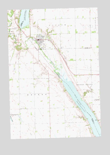 Browns Valley, MN USGS Topographic Map