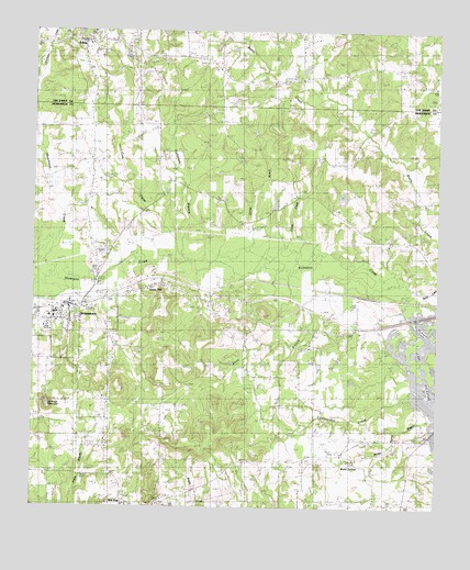 Brownsboro, TX USGS Topographic Map