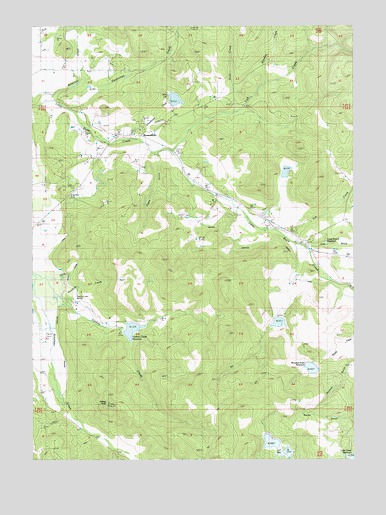 Brownsboro, OR USGS Topographic Map