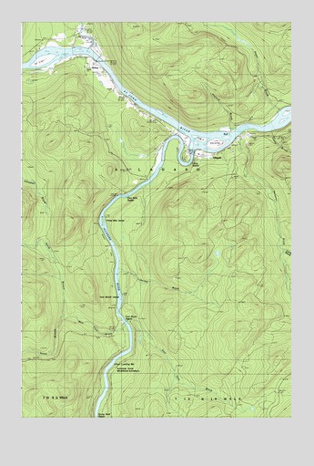 Allagash, ME USGS Topographic Map