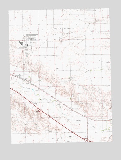 Brownson, NE USGS Topographic Map