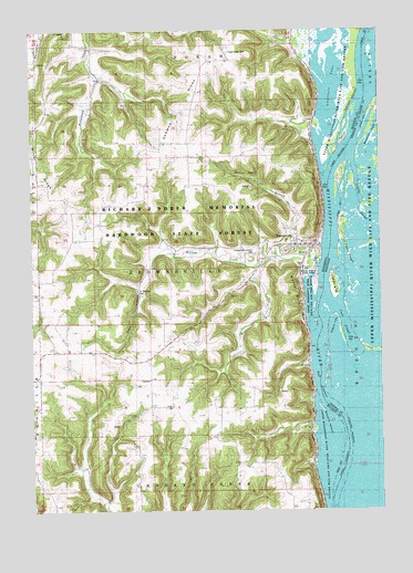 Brownsville, MN USGS Topographic Map