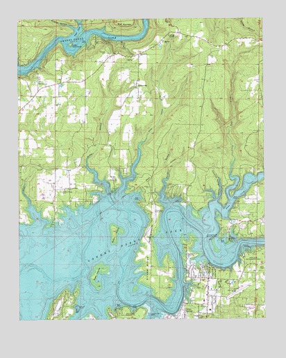 Brownsville, AR USGS Topographic Map