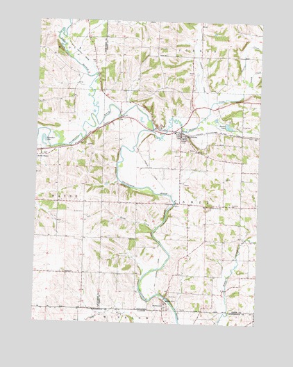 Browntown, WI USGS Topographic Map