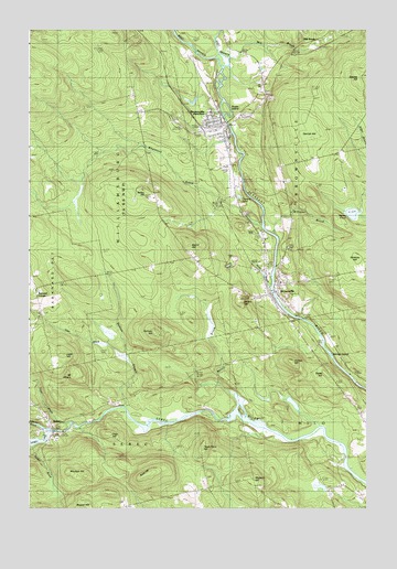 Brownville Junction, ME USGS Topographic Map